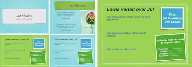 Rapport voor juf